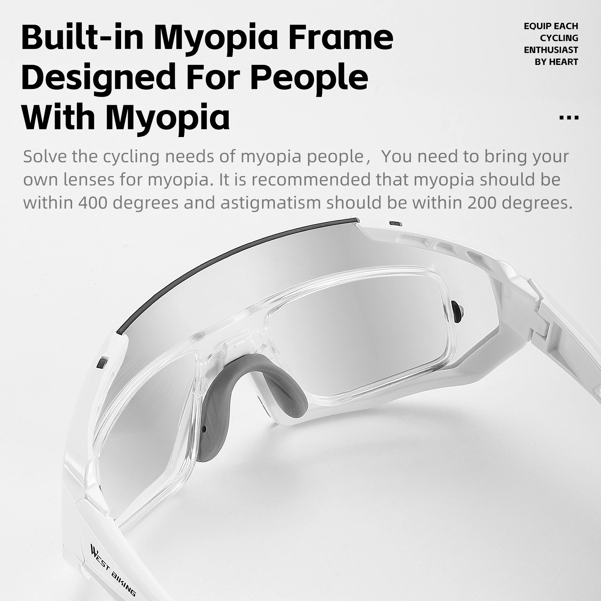 WEST BIKING Cycling Glasses Photochromic UV400 HD Bicycle Sunglasses Outdoor Sports Goggles Road Bike Eyewear Cycling Equipment