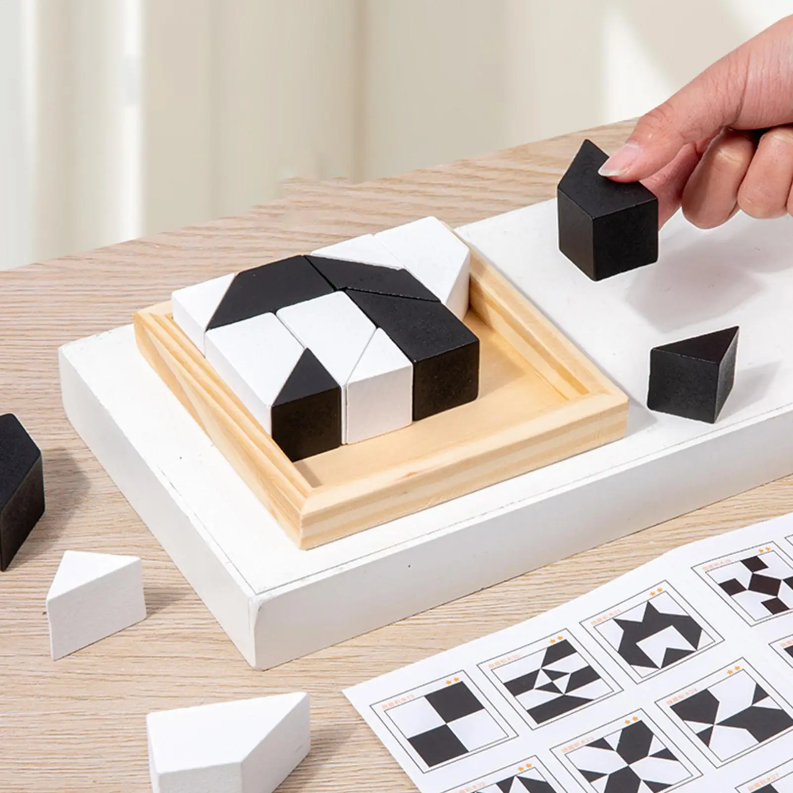 Geometric Puzzle Challenge Interactive Board Game