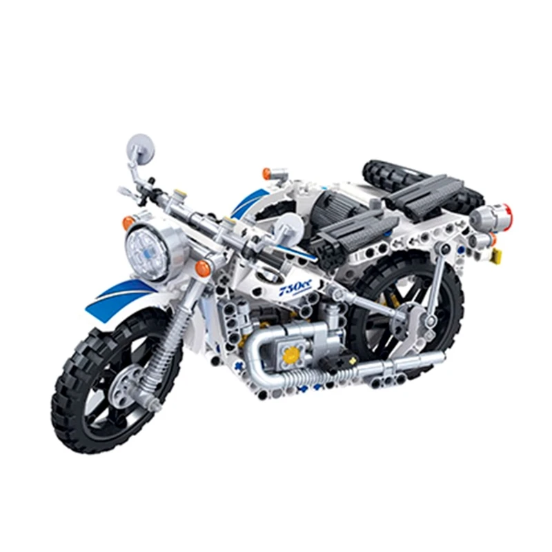 

High-drilled Motorcycle Assembly Set for Age 7+ Kids and Motorbikes Lovers