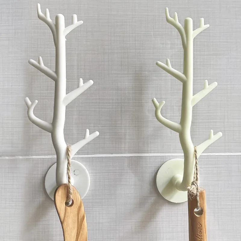 Description Picture 2 of itemTree Branch Hook Wall Decor Key Holder Organizer Storage Sticky Hooks Coat Rack Hanger Home Decorative Hooks Home Storage N