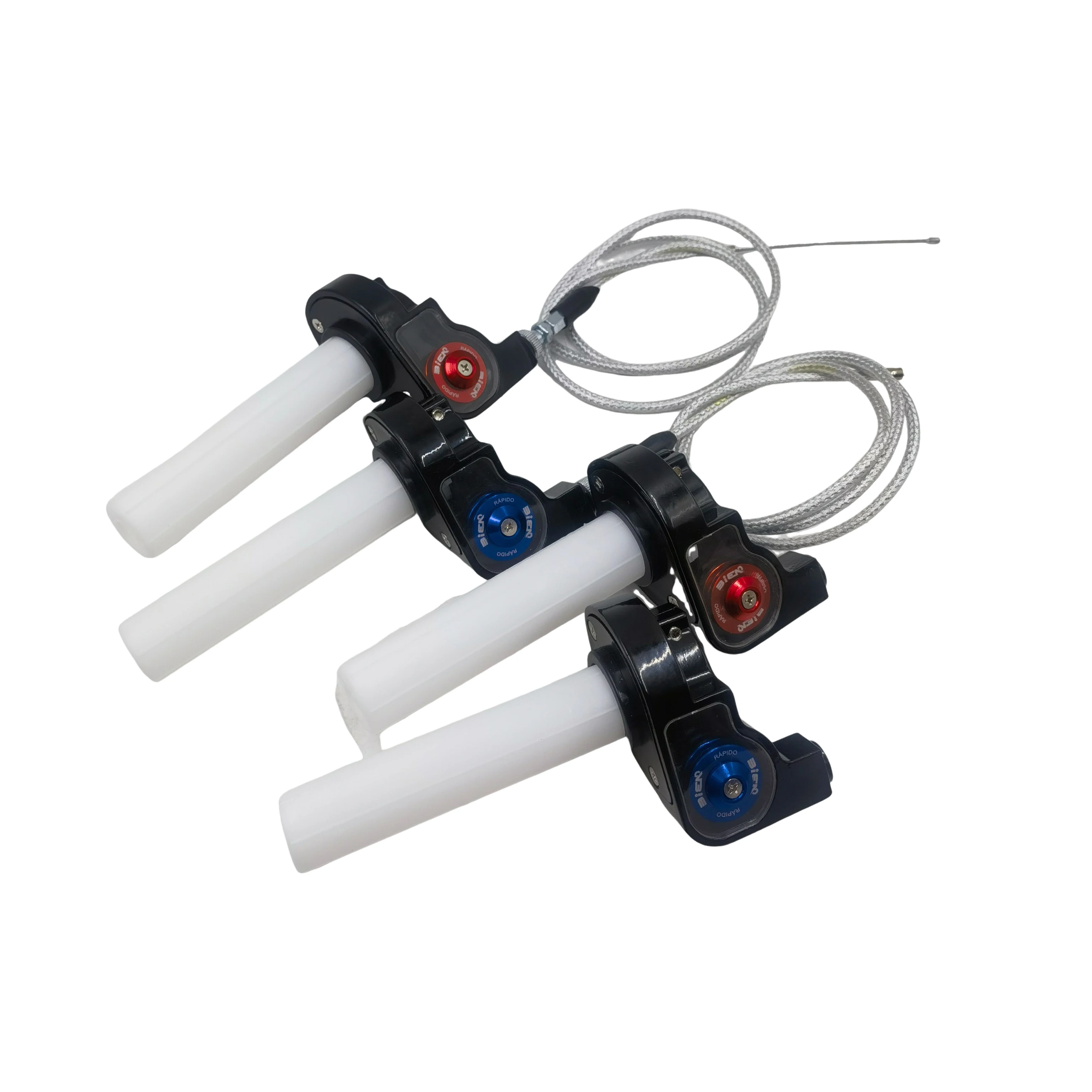 Enhanced Performance Twist Throttle Handle Grips with Cable for Offroad Adventures