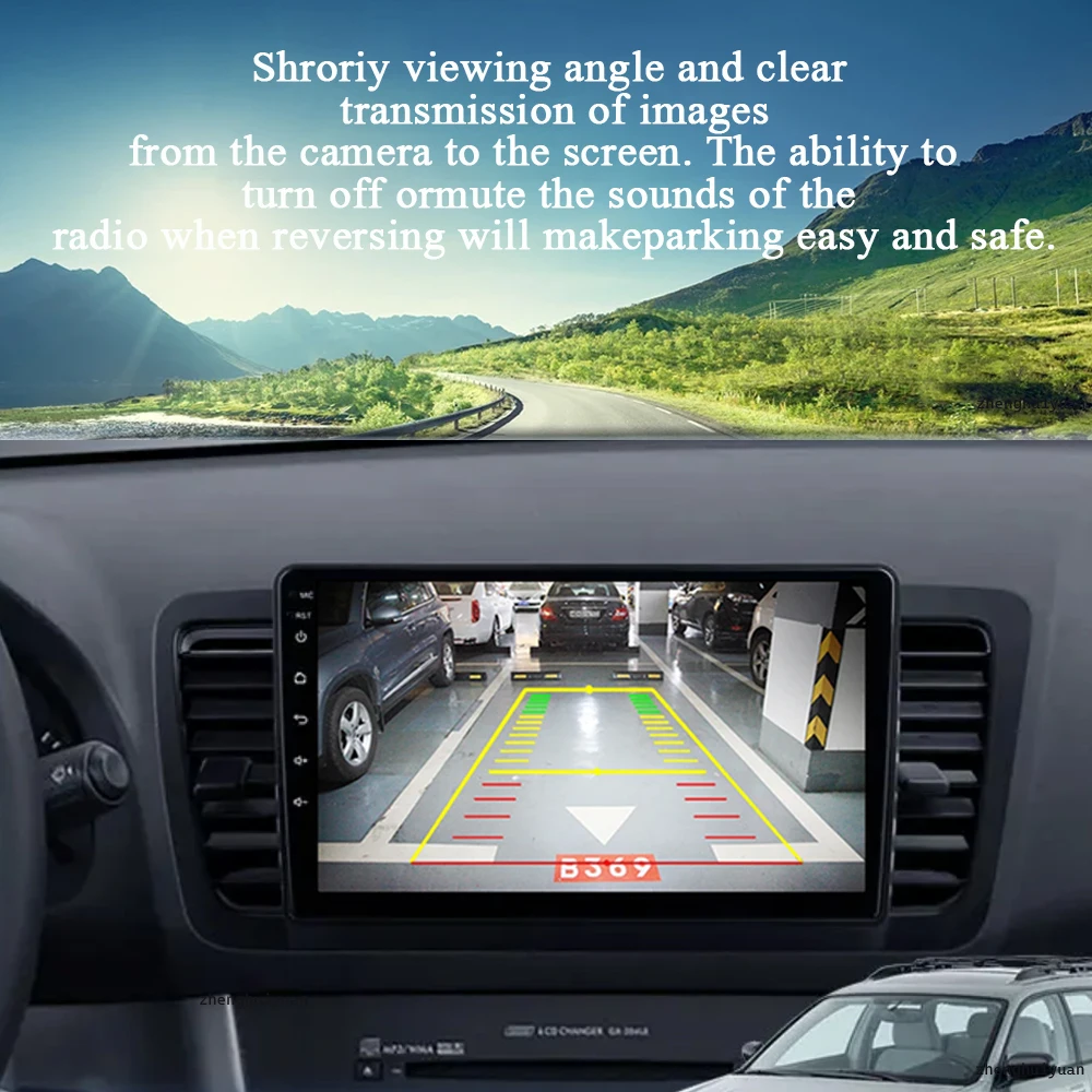 Car Multimedia Player QLED Android 14 For Subaru Outback 3 Legacy 4 2004-2009 Radio GPS DVD 2Din
