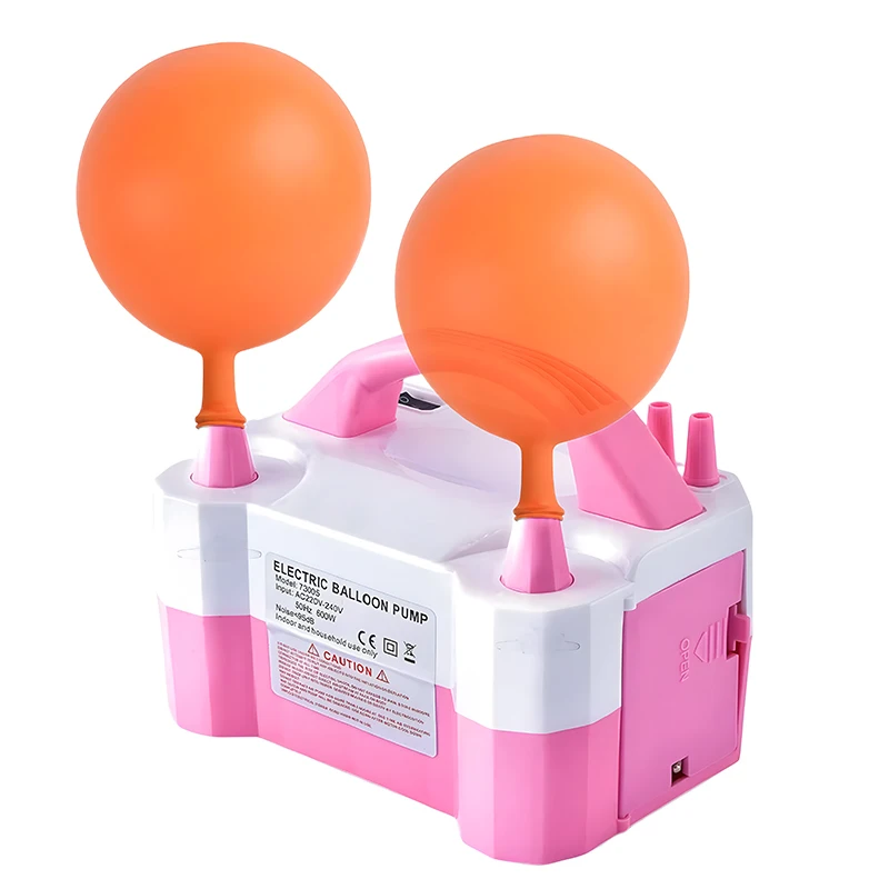 Balloon Air Pump 110/220V Electric High Power Two Nozzle Air Blower Balloon Portable Inflatable Pump Inflator for Party Wedding
