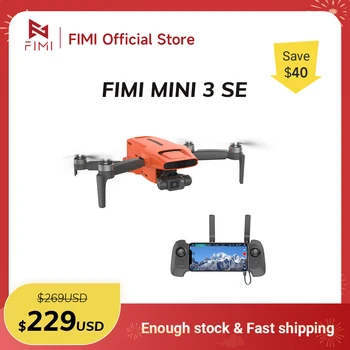 FIMI MINI 3 SE nuovo drone 4K 30fps Portata 9 km Ibrido Gimbal a 3 assi 249g Design ultraleggero 12MP smart tracking mini drone gps pro