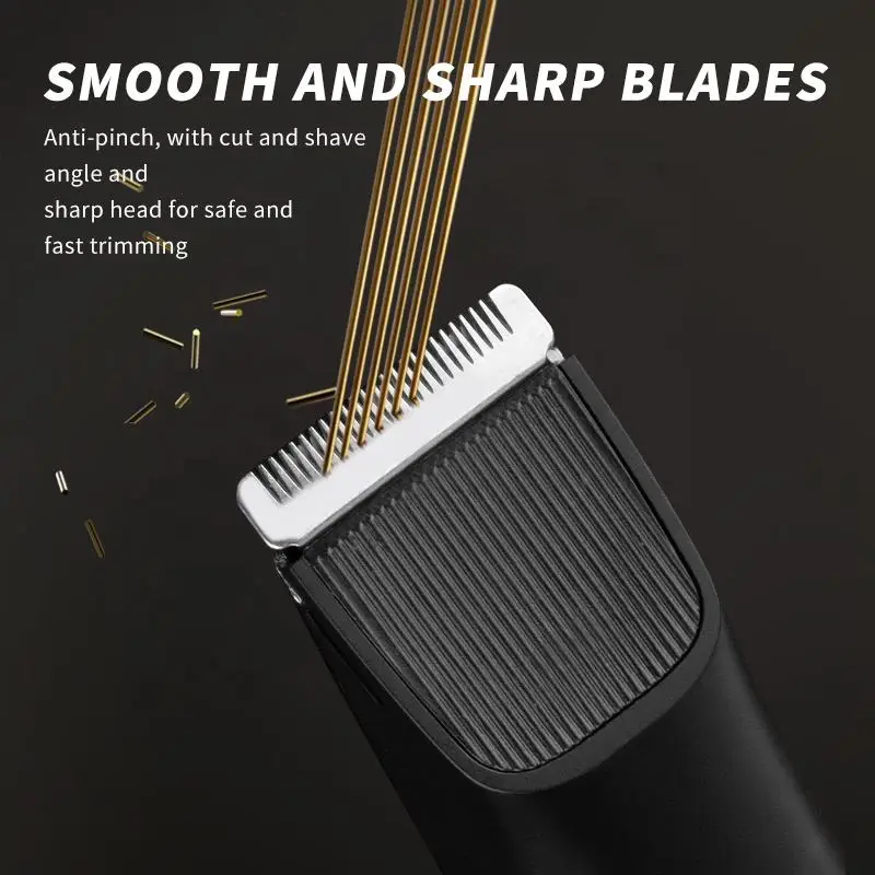 WAIKIL New Men's High Power Electric Hair clipper Oil Head Electric Pusher USB Charging Cordless Repair Machine Styling Tool 4