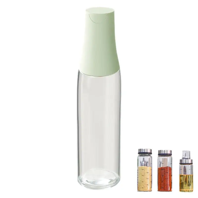 

Transparent Oil Container Kitchen Oil Dispenser With Automatic Lid Heat-Resistant Gravity Oil Bottle Multifunctional Kitchen