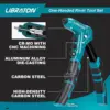 Libraton Rivet Gun Kit for Metalworking, One-Handed Professional Hand Riveter, Manual Riveting Tool with 200 Rivets for Metal 3