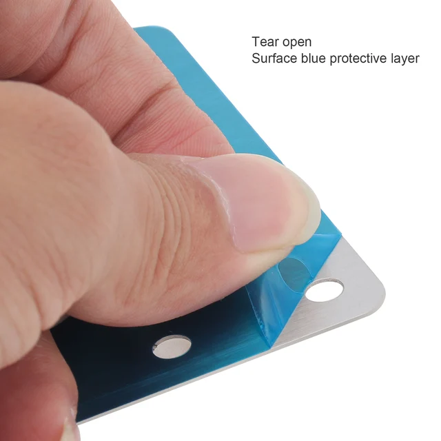 สแตนเลสบานพับสี่เหลี่ยมแผ่นซ่อมแผ่นยึดพร้อมสกรูยึดสําหรับตู้เสื้อผ้าตู้ครัวตู้หนังสือ 5