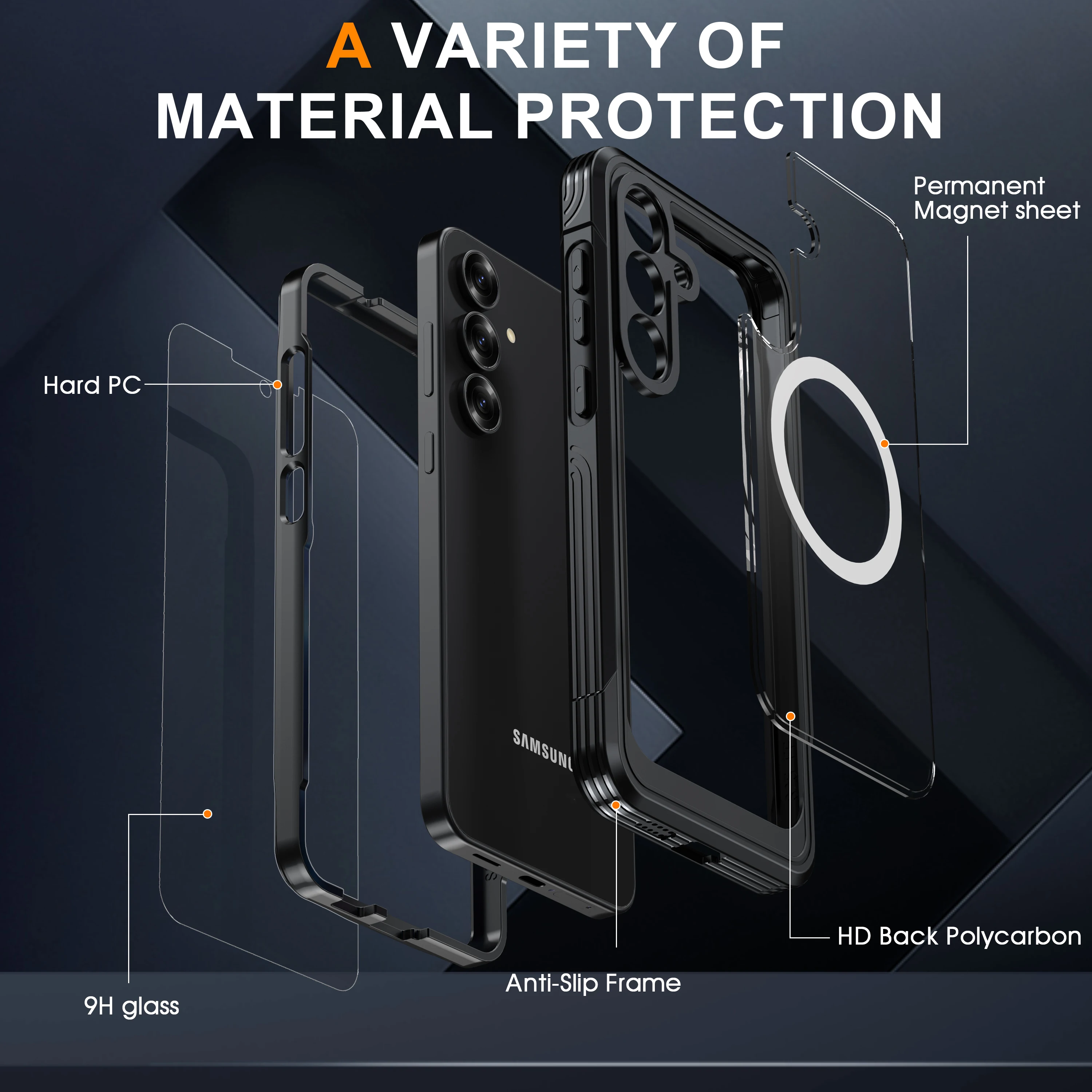 Ultra-Thin Transparent Wireless Magnetic Phone Case - Drop-Proof, Scratch-Proof, Dust-Proof, Shockproof