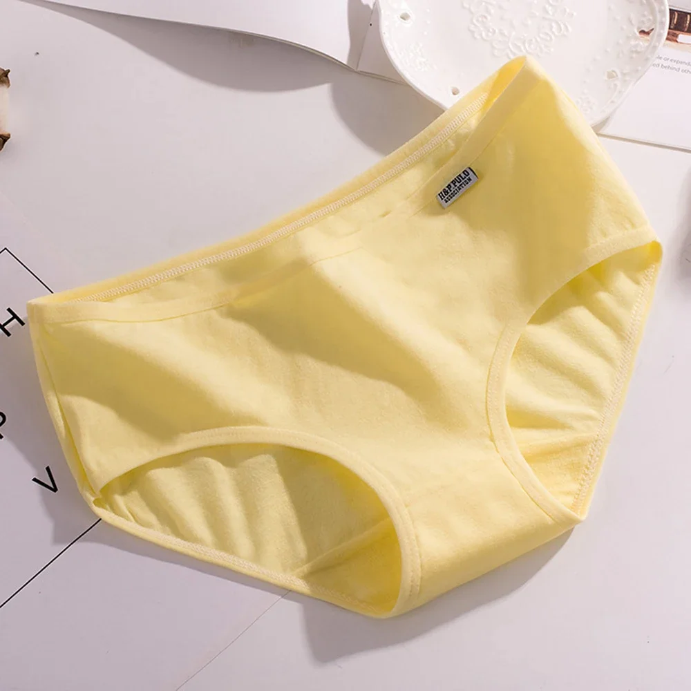 Girl Underpants Cotton Panties Adolescent Students Briefs Small Underwear  Soild Lady Lingerie Casual Low Waist Women Panty - Panties - AliExpress