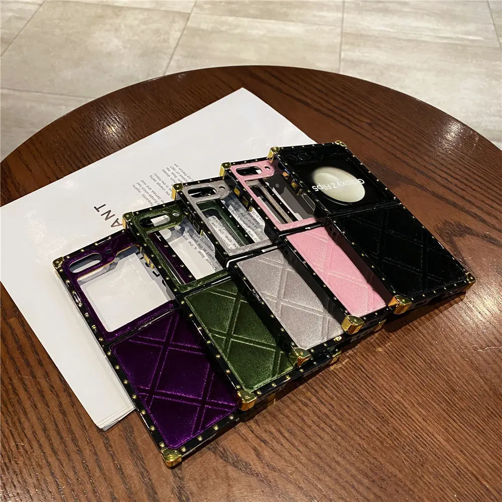 Soft Touch Fur Phone Case For Samsung Galaxy Z Flip Shockproof_voghion.com