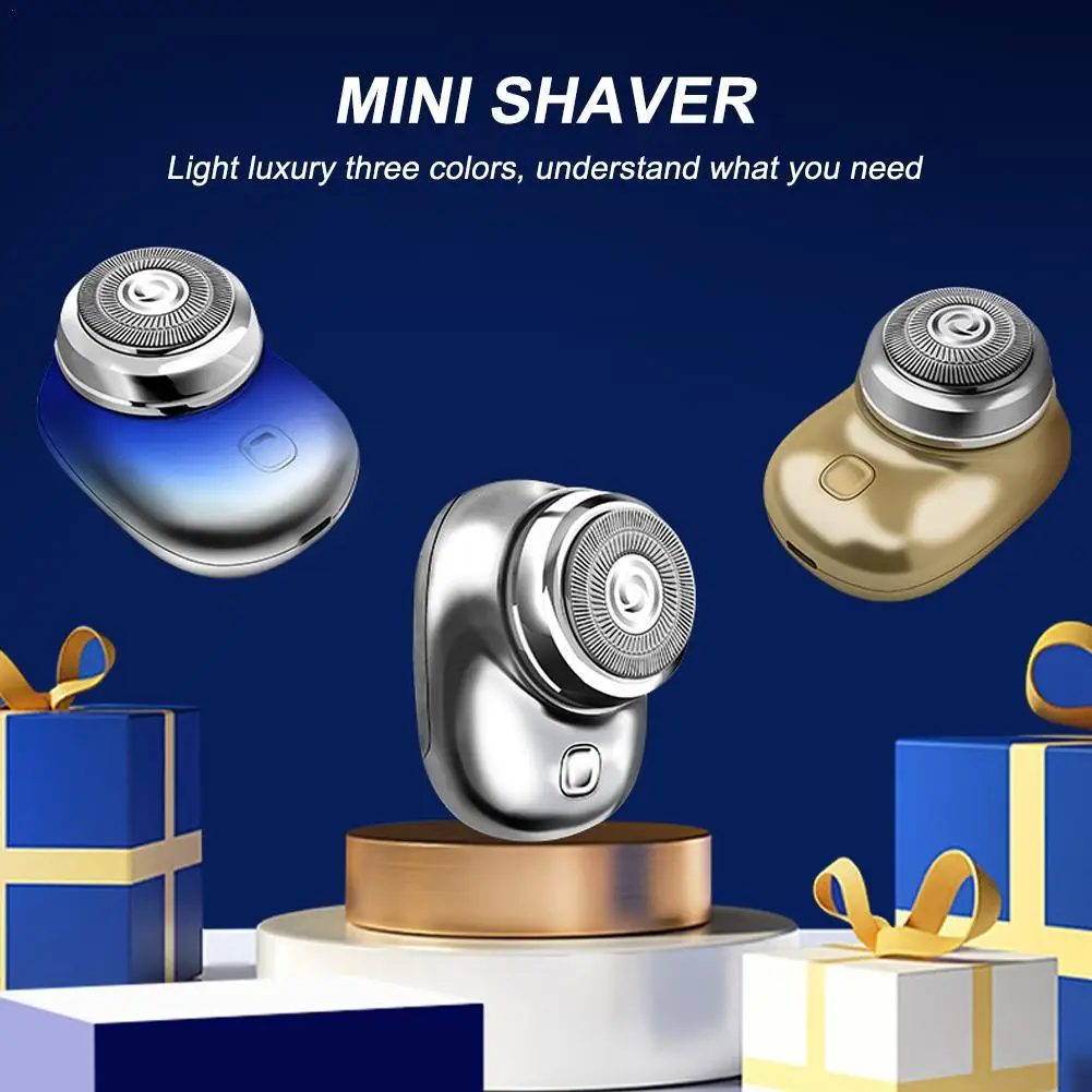 

Mini Electric Shaver Painless Shaving Machine Wet And Dry Use & Low-Noise USB Fast Charging Waterproof Pocket Shaver Razor