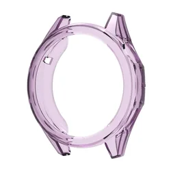 Soft TPU Bumper Protective Shell for Huawei Watch - Durable Protector Case Cover (Transparent purple)