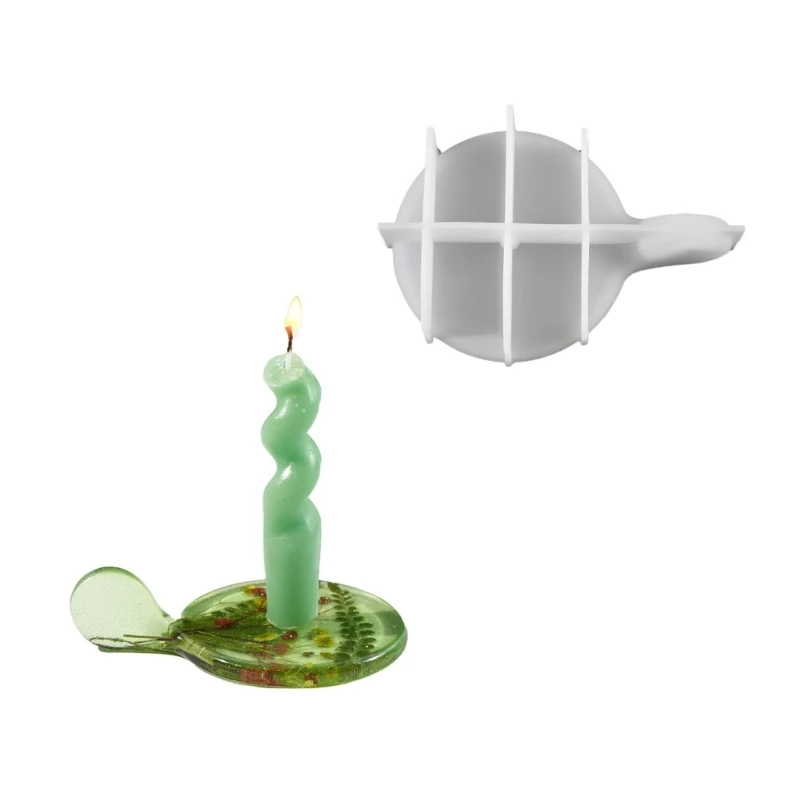 

Бетонный поднос для свечей, силиконовая форма, вставка для свечей ручной работы, формы для украшения