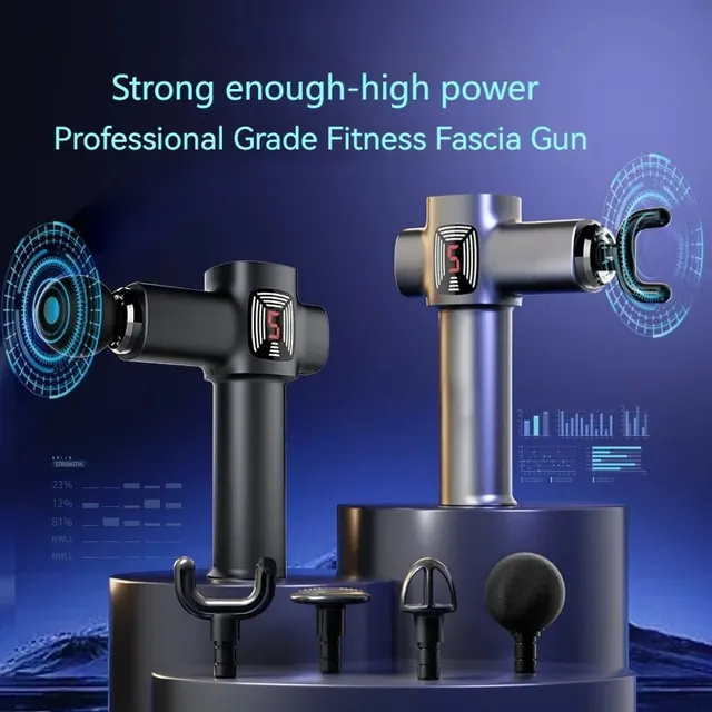 Maxi Charging Fascial Gun Vibration Massage Machine Muscle Relaxation Neck And Back Compression Massager Portable Fitness Device