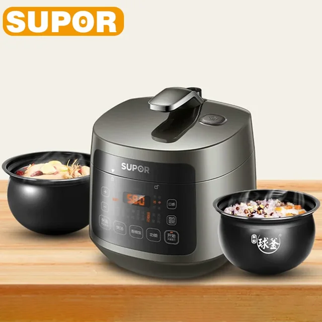 SUPOR autocuiseur électrique 3L Double doublure cuiseur à riz multifonctionnel Portable haute qualité appareils de cuisine ménagers 1