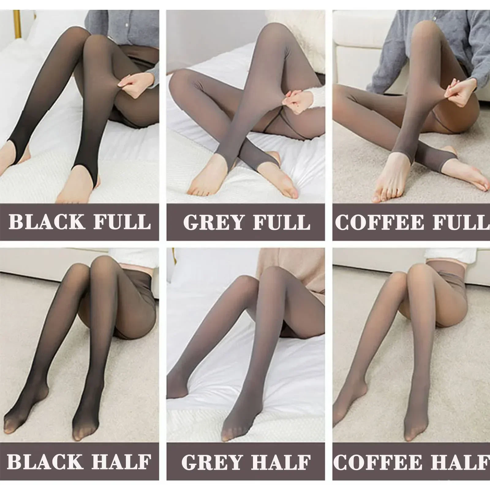 Women Fleece Tights Woman Warm Winter Pantyhose Sexy Translucent Stockings  Thermal Elasticity Panty 2023 Fashion Leggings Female - AliExpress