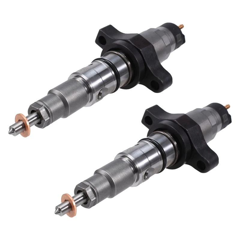 

2X 0445120212 New Common Rail Diesel Fuel Injector Nozzle For For Ford Iveco VW DAF Cummins Isbe 3.9/5.9L