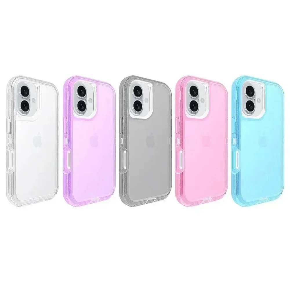 Premium 3-in-1 Hybrid Armor Phone Case - Shockproof Rugged Protection Cover
