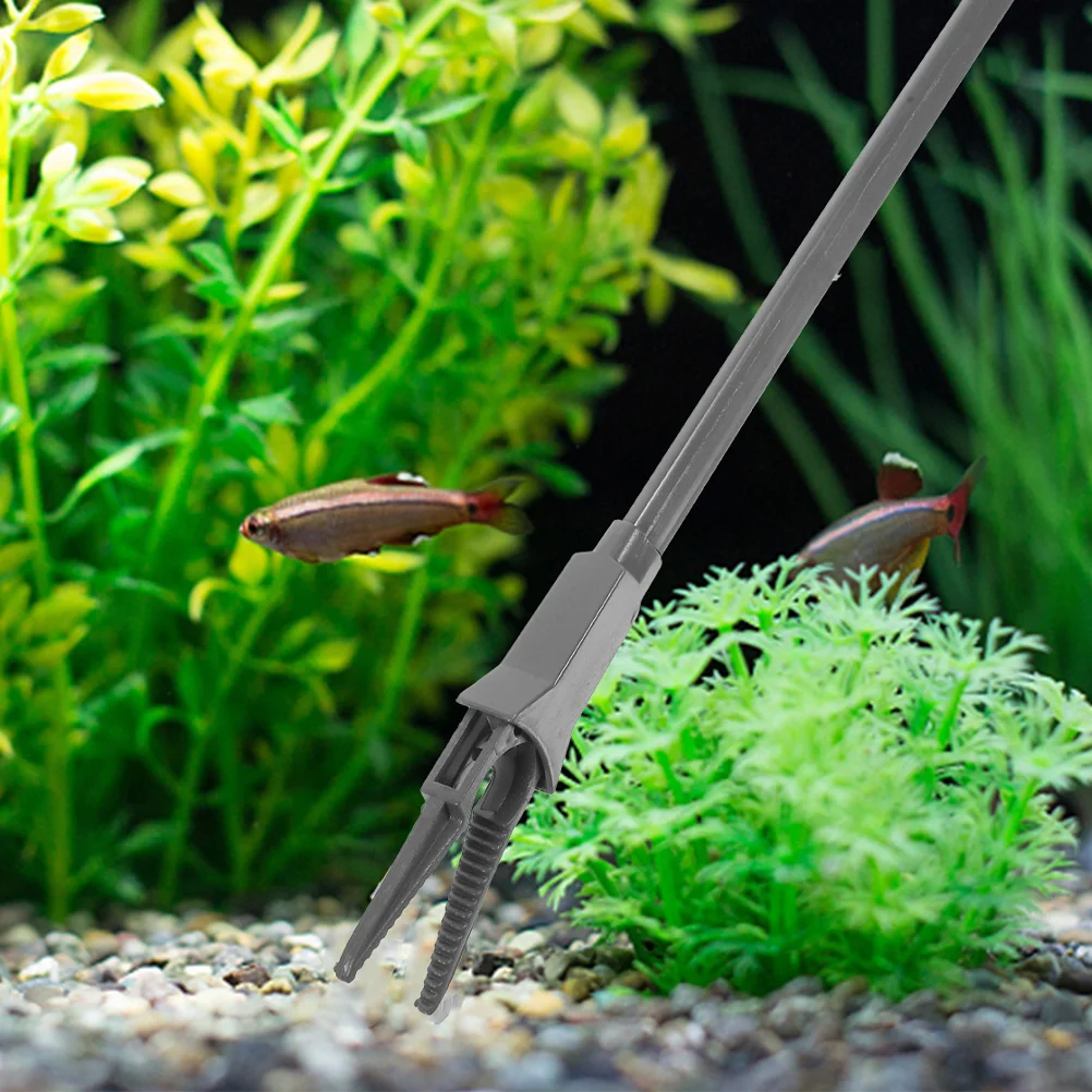 

2 Pcs Aquatic Planting Clip Water Plants Tweezer Fish Tank Feeding Tool Accessories Aquarium Supplies Cleaning Tools