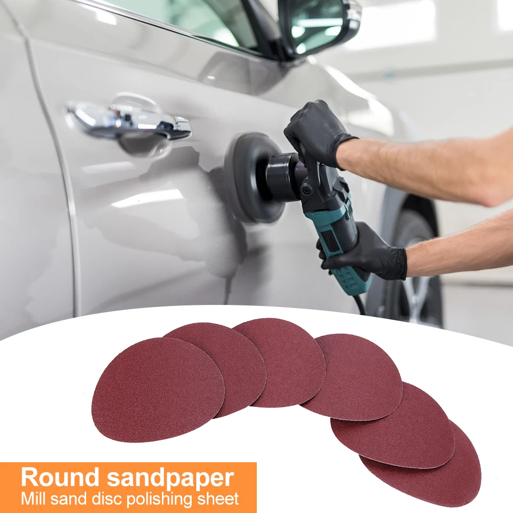 3 Inch 75mm Sanding Discs Car Headlight Repair Flocking Abrasive Sand