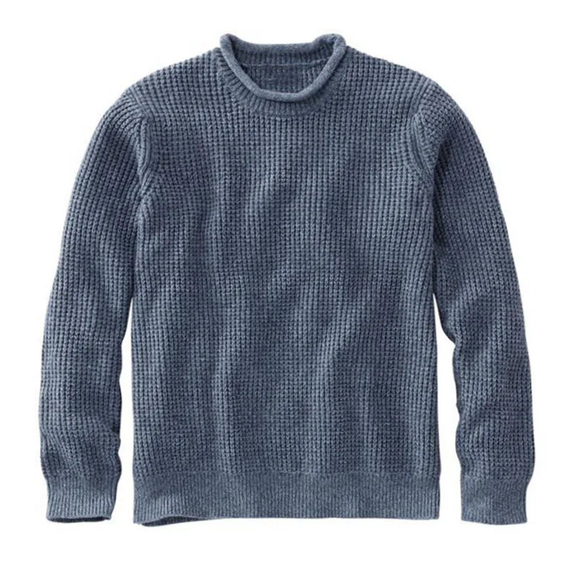 Men's Sweater 2023 New Fall And Winter Pullover Thickened Sweater Crewneck Long-Sleeved Sweater