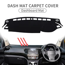 

SMABEE Dashmat Dash Mat for ISUZU D-MAX MU-X 2019 - 2022 Anti-Slip Dashboard Pad Non-Slip Cover Carpet BLACK