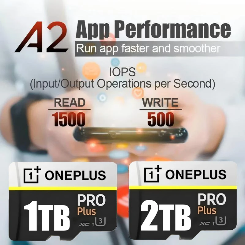 รูปสินค้า การ์ดหน่วยความจำ Micro SD สูงสุด 2TB สำหรับมือถือ คอมพิวเตอร์ และกล้อง