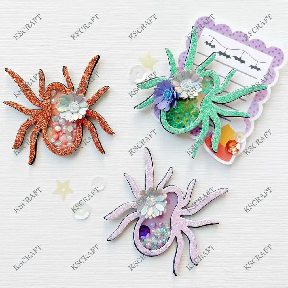 Description Picture 3 of itemKSCRAFT Halloween Spiderweb Mini Album Cutting Dies Stencils for DIY Scrapbooking Decorative Embossing DIY Paper Cards