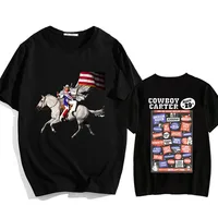 Cowboy Carter Beyoncée T-shirt Graphic Printing Tee-shirt Cotton Short Sleeve Summer Tshirts Women/Men Clothing Streetwear Girls 1