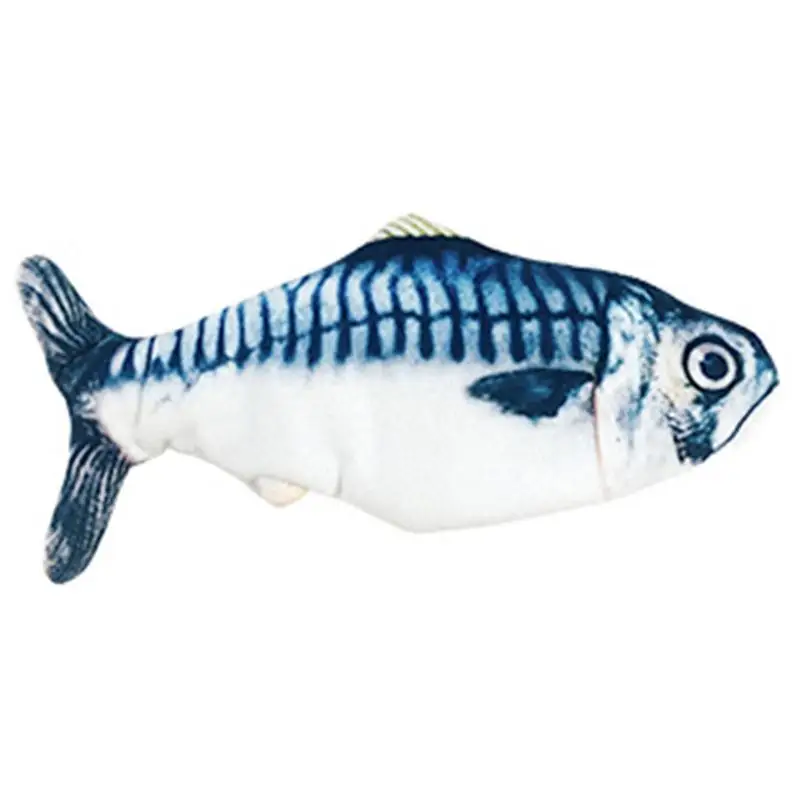 

Flopping Fish Cat Toy Vibrating Catnip Realistic Interactive Flopping Fish Rechargeable Interactive Catnip Toys For Small Dogs