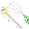 32 Holes Handheld Bubble Wand Smiling Face Bubble Stick Blower Maker For Children Outdoor Activity Fun Soap Blowing Bubble Tool 6