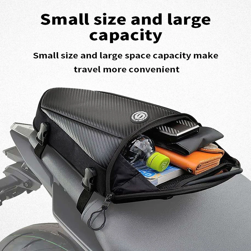 

Latest versionWaterproof Motorcycle Backpack Biker Rear Seat Bag Large Capacity Motorbike Tail Bag Moto Travel Backpack Original