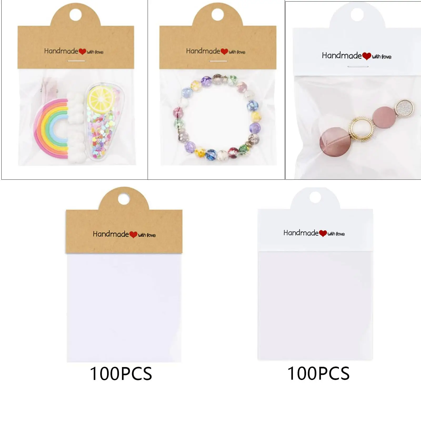 Jewelry Packaging Bags Practical for Package Supplies Keychains DIY Crafts