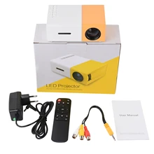  YG300 Mini Projector LED HD Hdmi-compatible USB Beamer lumen Audio Portable USB Audio Home Media Player Projector 
