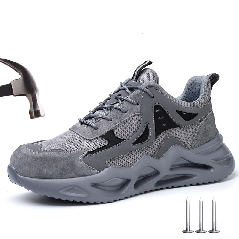 WOUDHONY-أحذية السلامة خفيفة الوزن للرجال ، أحذية...