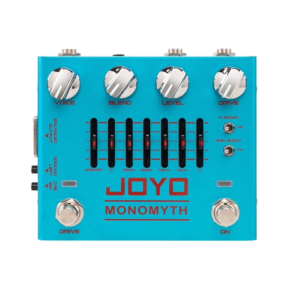 

JOYO R-26 MONOMYTH Bass Guitar Preamp Effect Pedal , 6 Band-Graphic EQ Control, Cabinet Simulation Tone, Bass Preamp Analog Tone