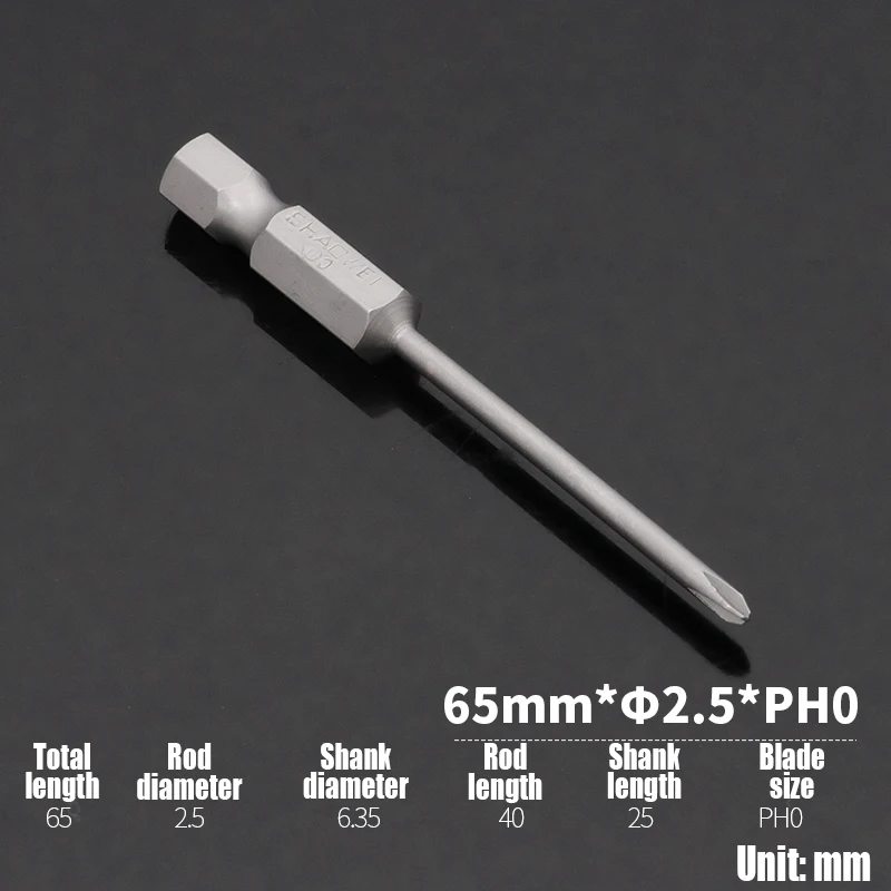 65mm x 2.5mm x PH0