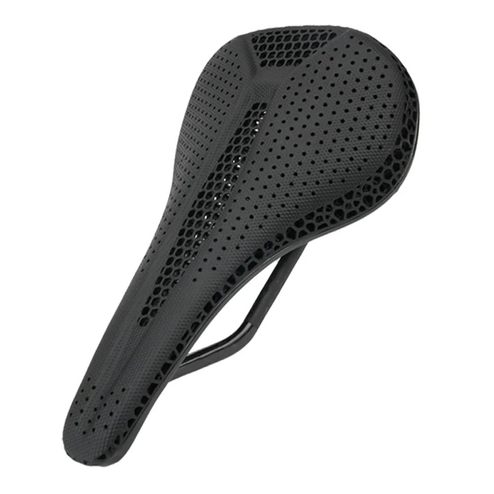 RIRO Bicycle Carbon Fiber Saddle Ultra-Light 3D Printing Highway MTB Racing Saddle Bicycle Cushion Seat Accessories