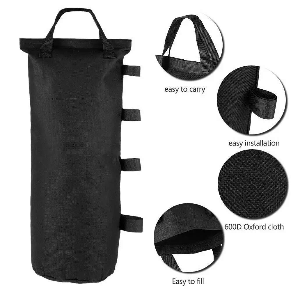 1Pcs Tent Sandbag Outdoor Garden Camping Canopy Tent Feet Weights Sandbags Oxford Cloth Windproof Fixed Sandbag Accessories