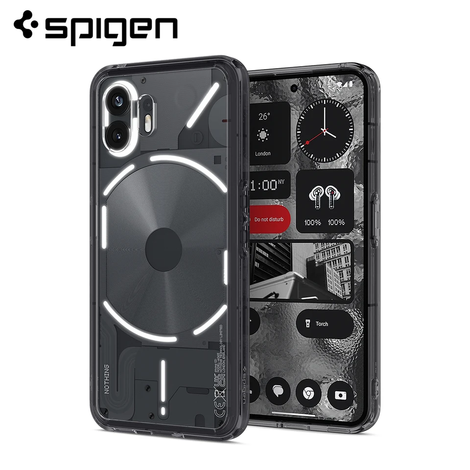すべての電話用のspigen超ハイブリッドケース、Nothing Phone (2