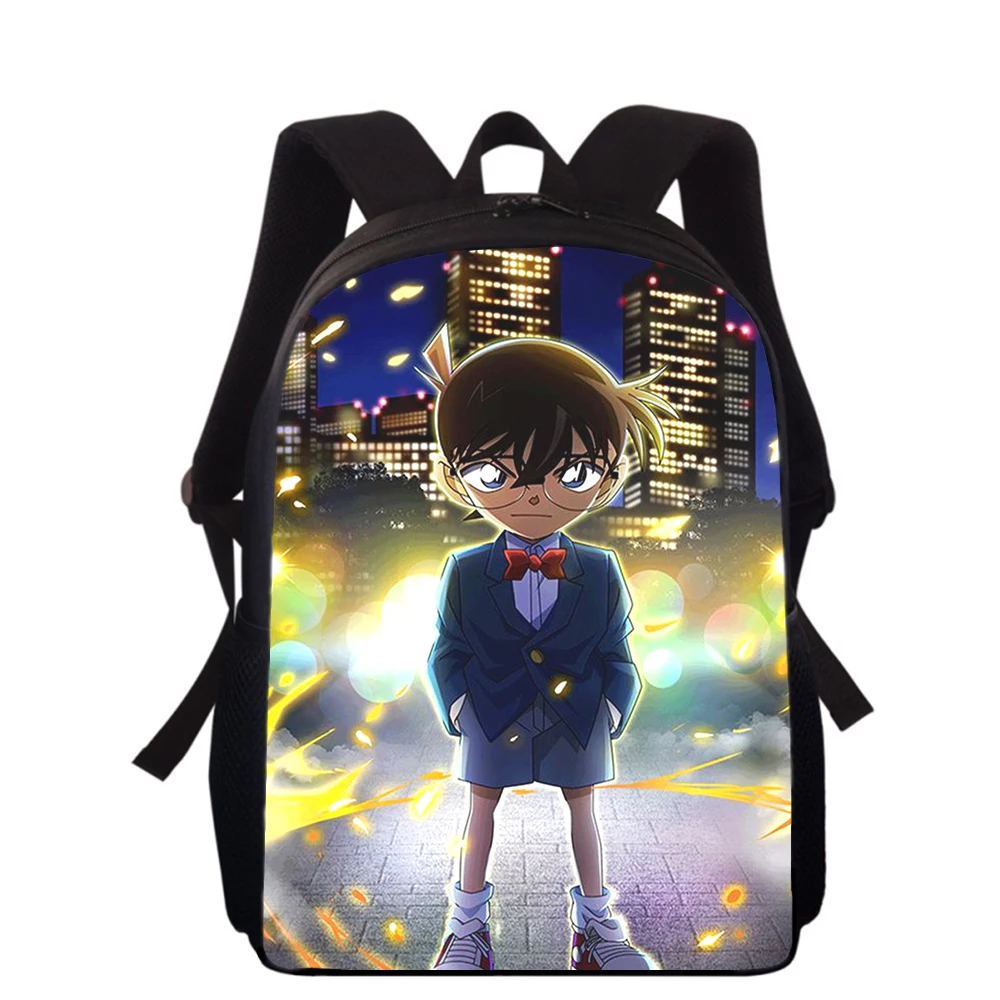 Detective Conan Anime 15” 3D Print Kids Backpack Primary School Bags for Boys Girls Back Pack Students School Book Bags 5