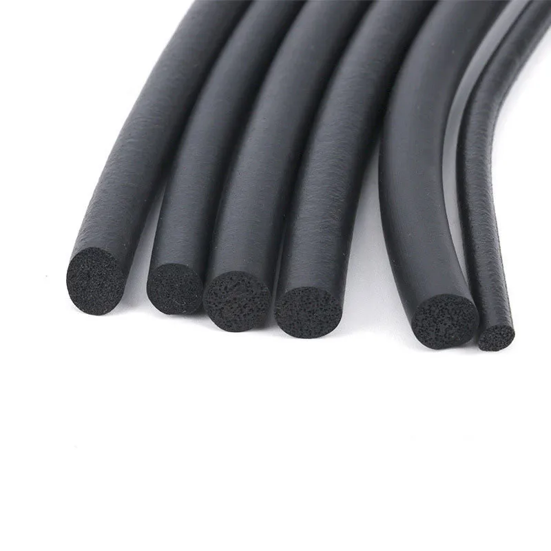 5 M epdm black O auto door seal protector car door rubber foam sealing filler strip weatherstrip round EPDM rubber foaming