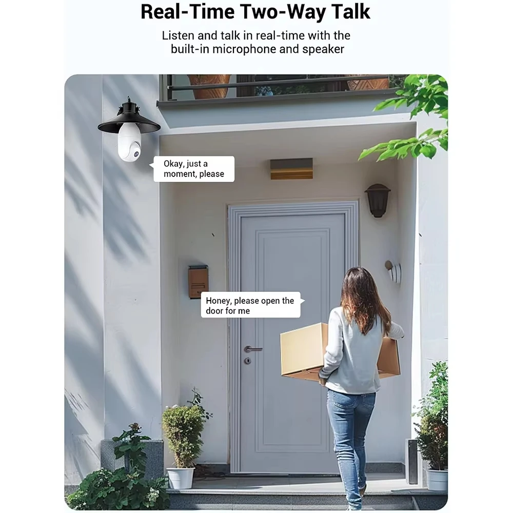 2MP Tuya Wifi IP ī޶ 5G PTZ  ī޶ Ʈ Ȩ ڵ  ߿    WIFI   