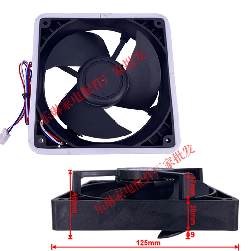 Geladeira Zer Ventilador Ventilador Silencioso para Hitachi 125 Centímetros Hh0004140a - Imagem 2