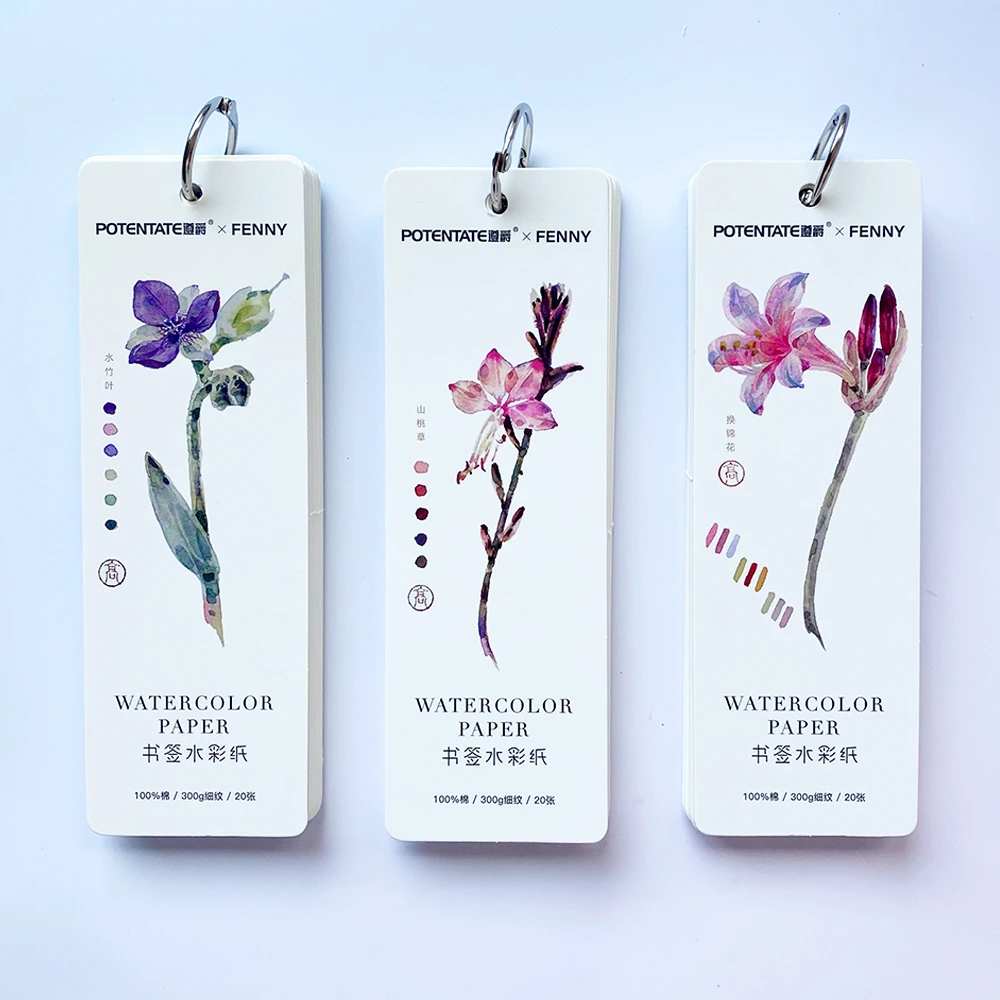 The Watercolor Paper Blank Diy Postcard Paper Hand-painted Postcards White Cardb