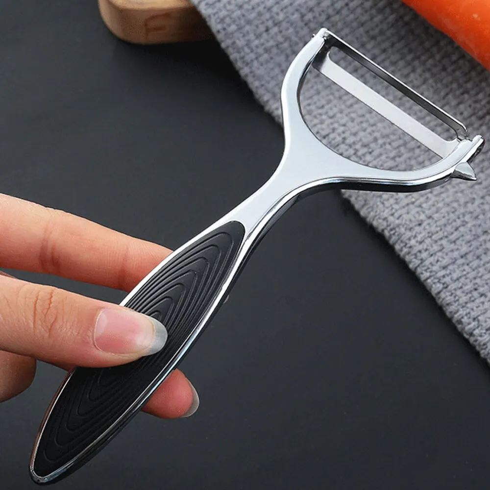 Vegetable Peeler Two-piece Stainless Steel Zinc Alloy Blade Multifunctional Fruits Peeling Knife Household Kitchen Tools