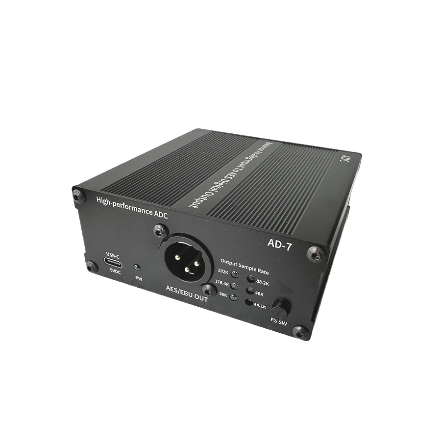 Convertitore audio analogico-digitale AES/EBU Encoder audio digitale Uscita stereo bilanciata 24 bit 192K