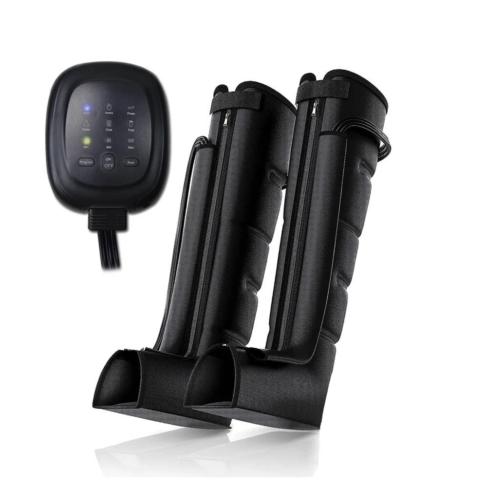 Loftkompressioun Beenmassager Entspannt Muskelen Wraps Fouss Knöchel Wademassage Hine Fërdert d'Blutzirkulatioun Lindert Péng_voghion.com