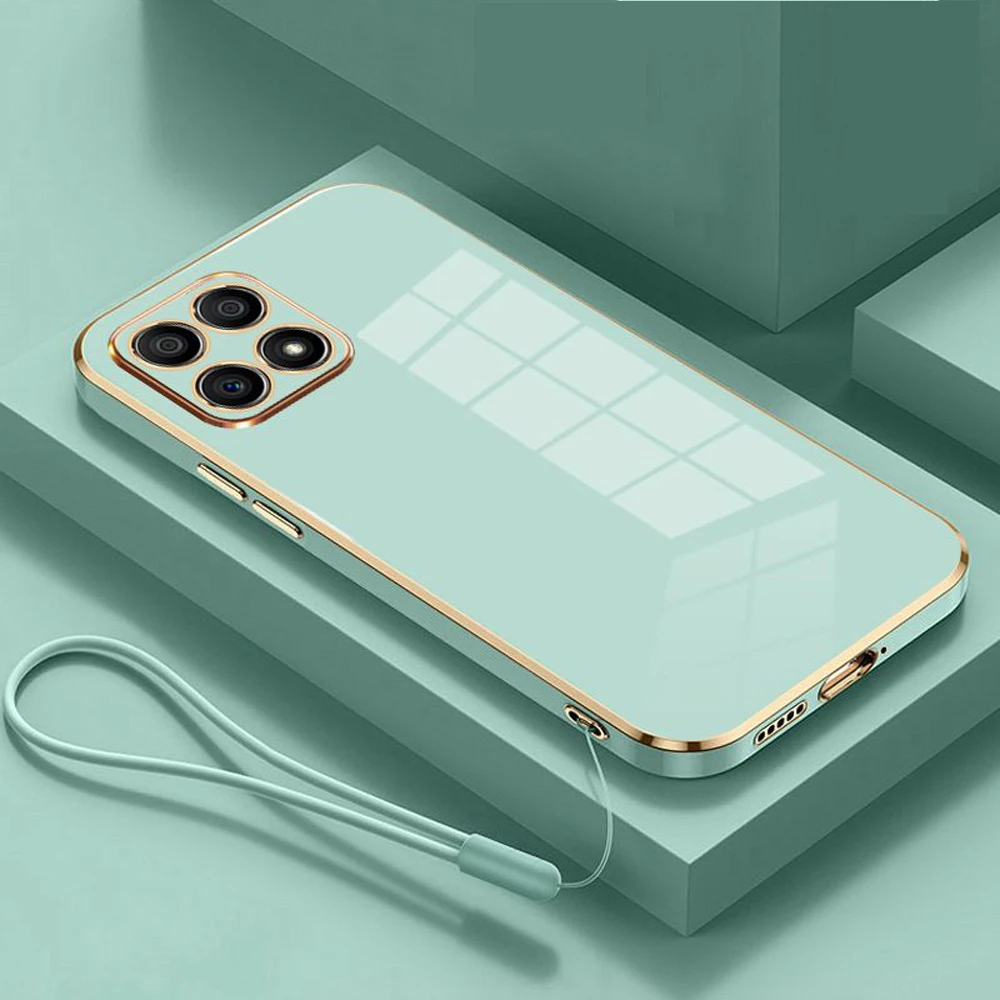 Luxury Shockproof Plating Square Phone Case – Enhanced Protection and Style